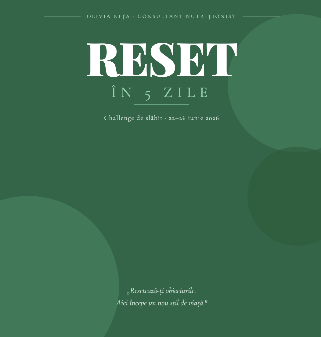 Challenge de slăbit: Reset în 5 zile